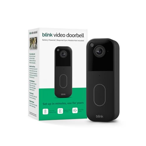Timbre inteligente Blink Video Doorbell con cámara HD y detección de movimiento