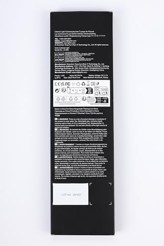 Gritin 10.2inch Under Cabinet Lighting Rechargeable -84 LED Super Bright,3-Color& 5 Level Brightness,4 Modes,Motion Sensor,Long Lasting- Easy Installation Magnetic Under Cabinet Closet Lights -2 Pack