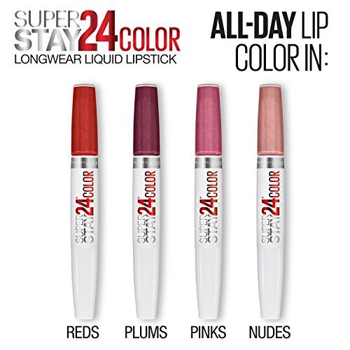 Maybelline New York SuperStay 24 2-Step Liquid Lipstick Makeup, Steady Red-Y, 1 kit