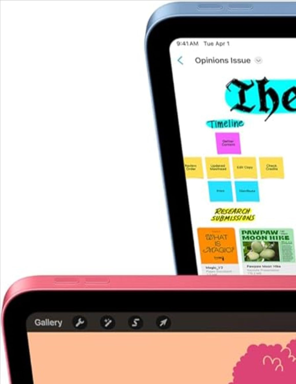 iPad 10ª generación mostrando apps y pantalla dividida