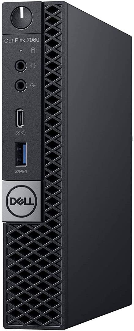 Dell mini PC reacondicionada compacta y rápida color negro