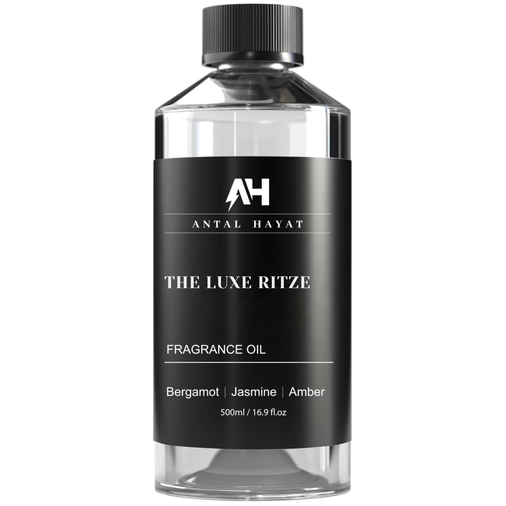 Hotel Diffuser Oil Inspired by The Ritz Carlton Hotel 500ml - Diffuser Oil Blends for Aromatherapy - Notes of Bergamot, Jasmine & Amber - Premium Fragrance Oil for Ultrasonic and Waterless Diffusers