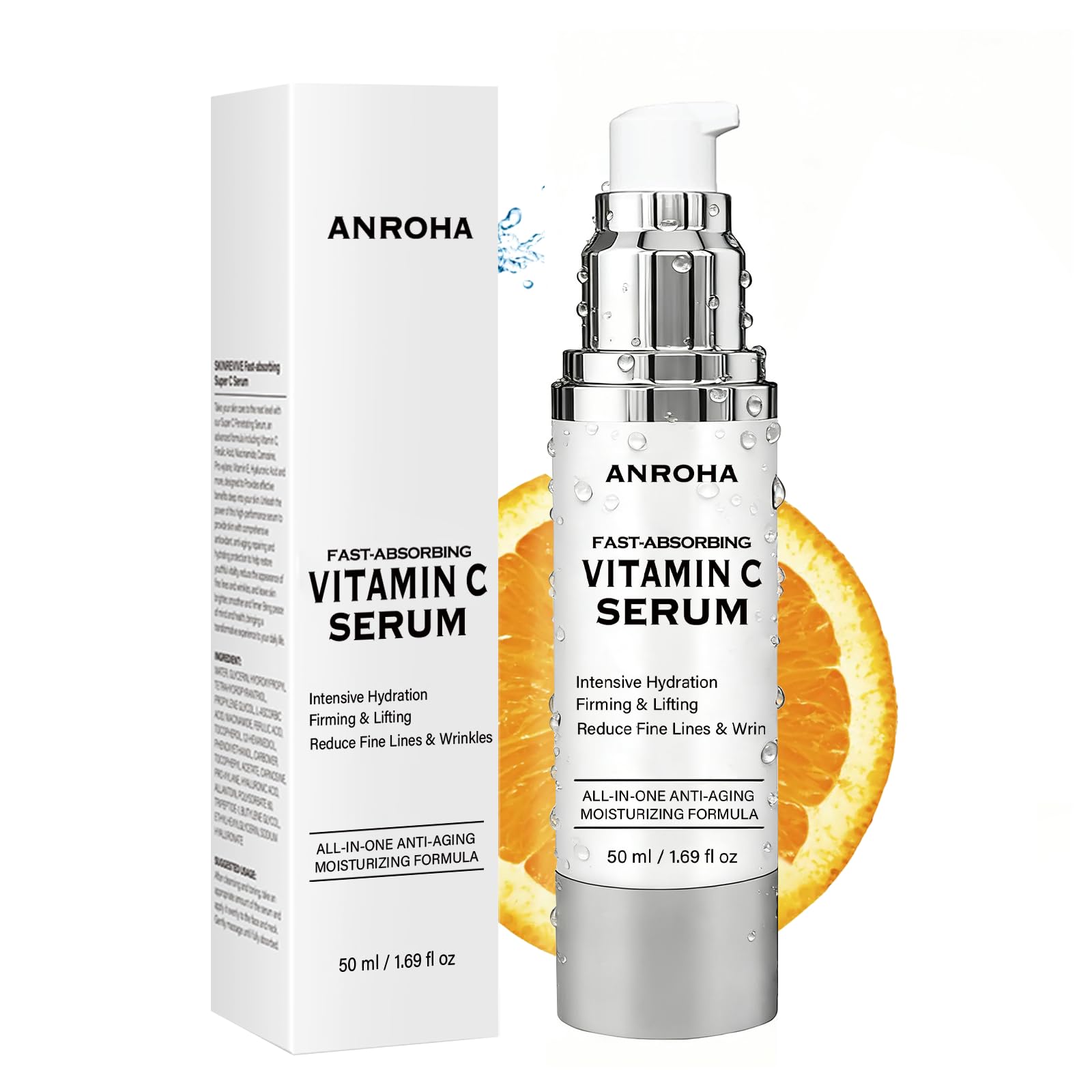 "Sérum de Vitamina C Anrohä para rostro con efecto iluminador"