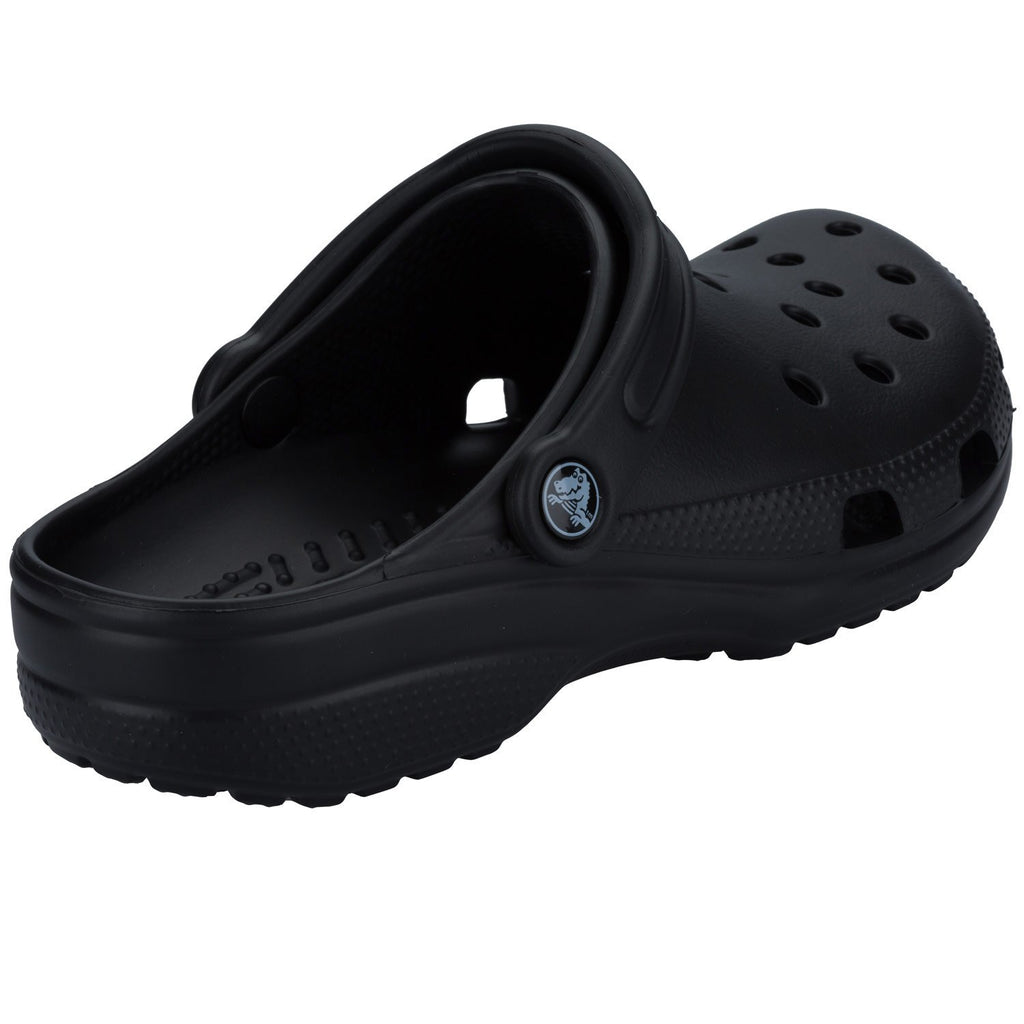 Crocs Unisex-Adult Classic Clogs, Black, 9 Women/7 Men