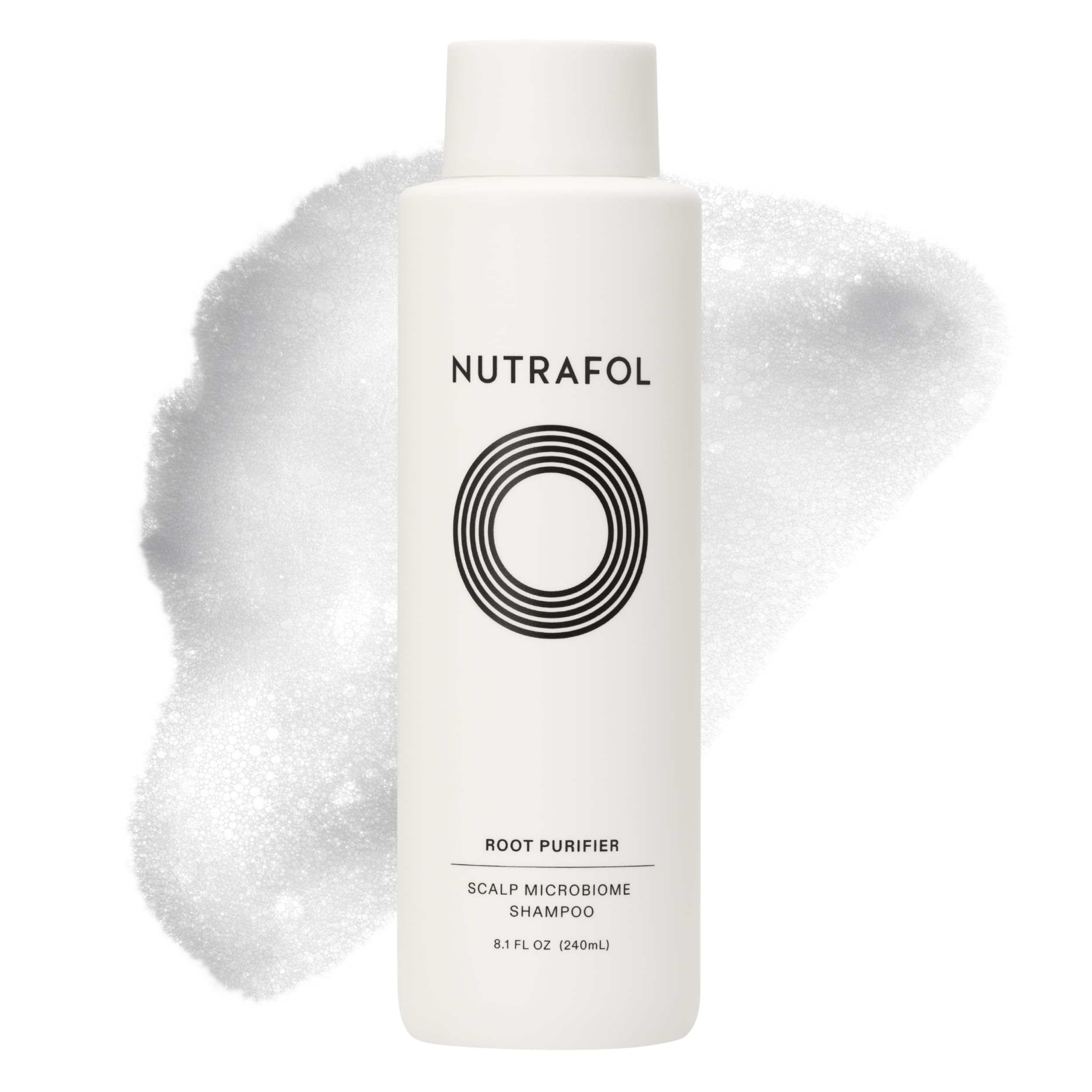 "Nutrafol cabello saludable con shampoo Root Purifier"