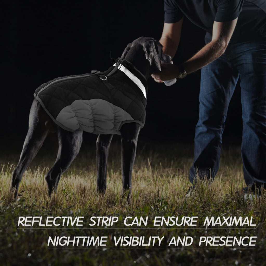 Chaqueta de invierno para perro con protección contra viento y nieve