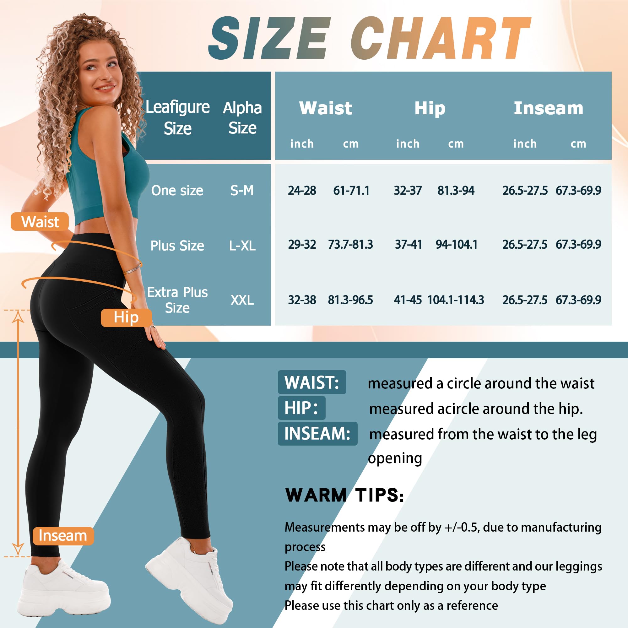 SINOPHANT High Waisted Leggings with Pockets Women, Full Length Capri Buttery Soft Stretchy Yoga Pants(Full Black,L-XL)