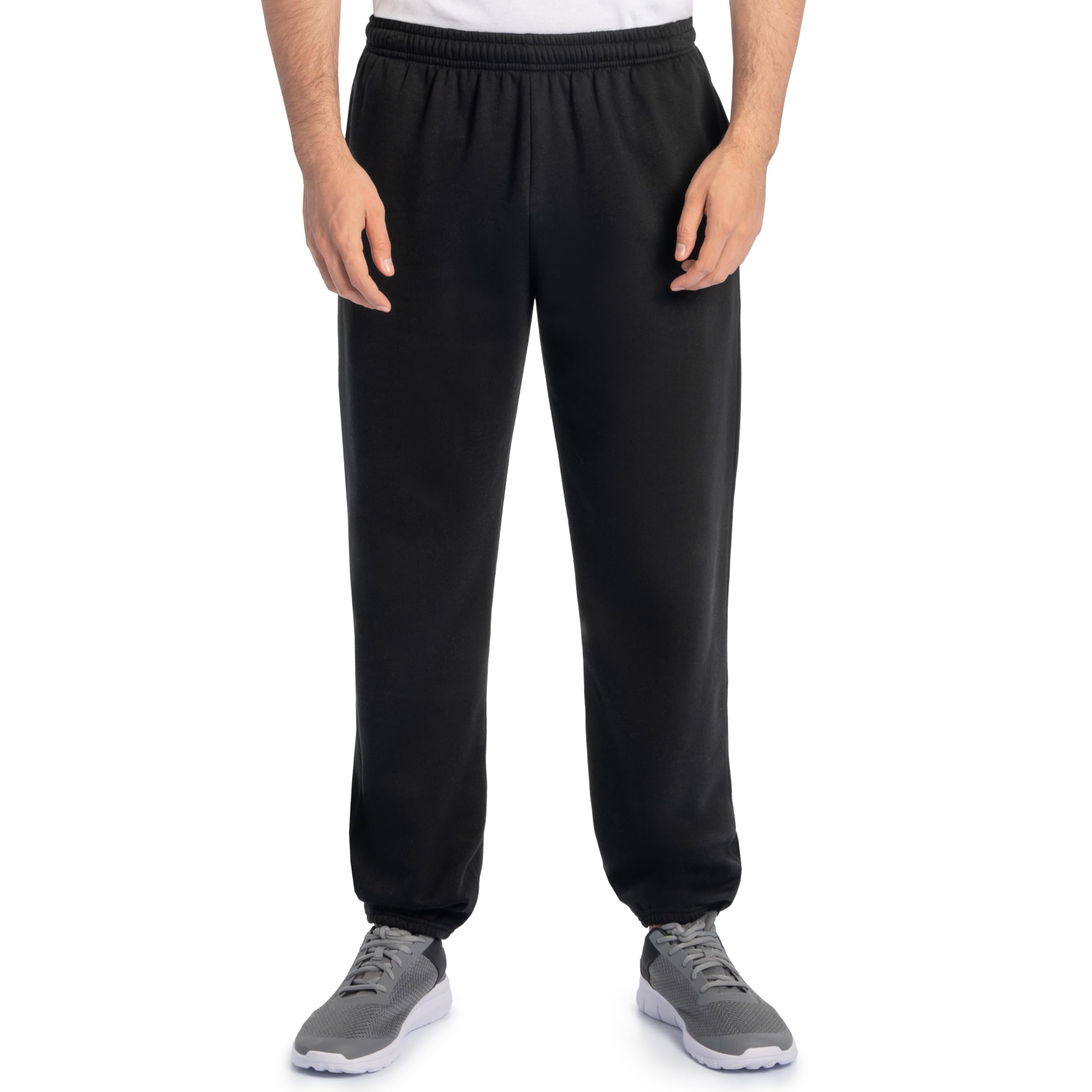 "Joggers Fruit of the Loom negros para hombre"