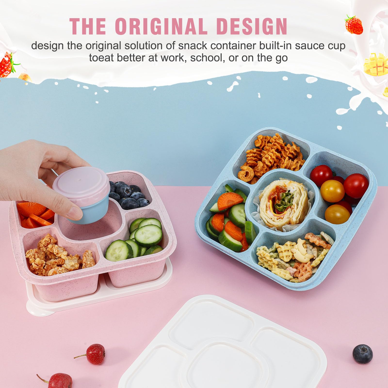 "Set de bentobox portátil para niños y adultos"