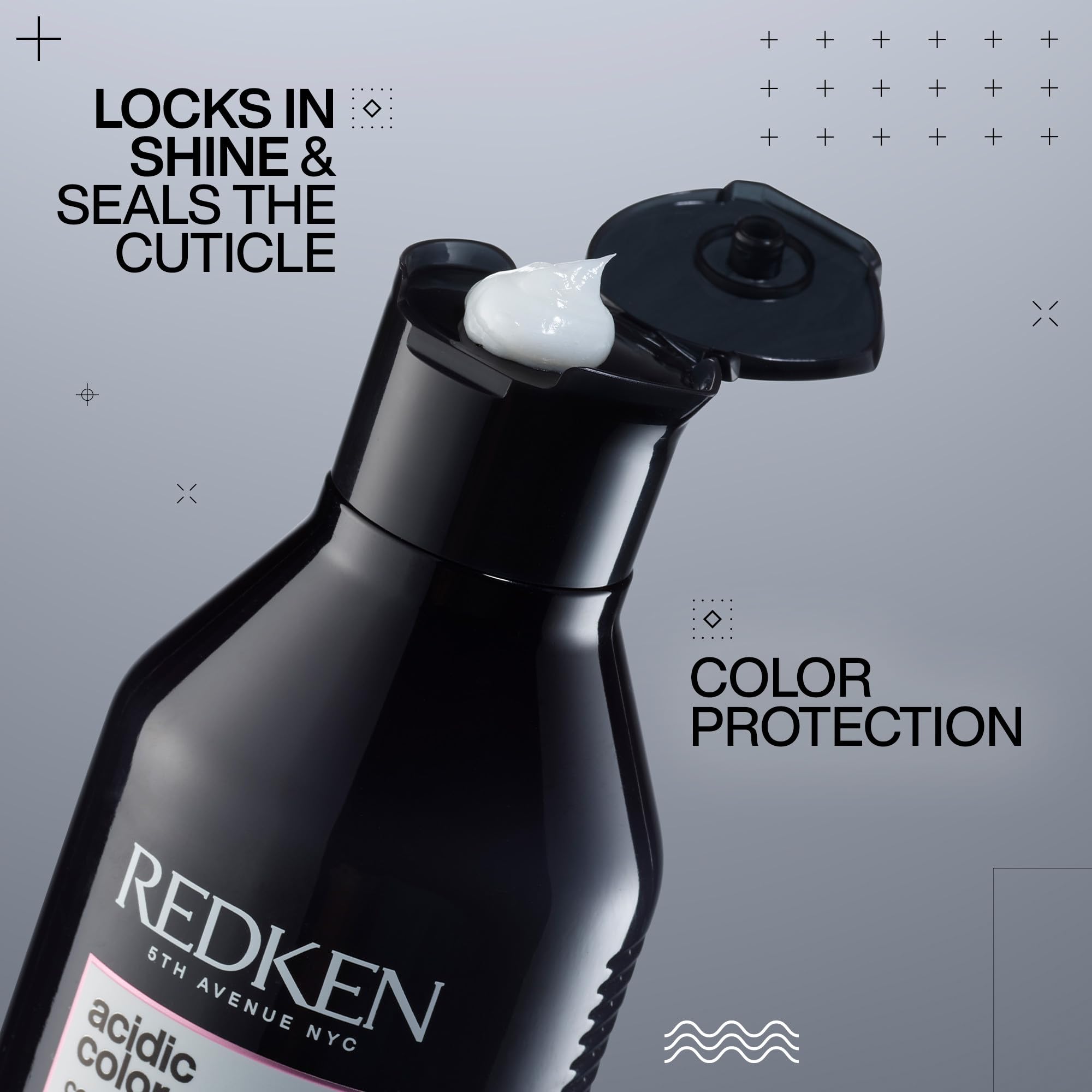Redken Acidic Color Gloss Conditioner - Protects Vibrancy, Salon-Grade Hair Shine, For Color-Treated Hair, 10.1 Fl Oz
