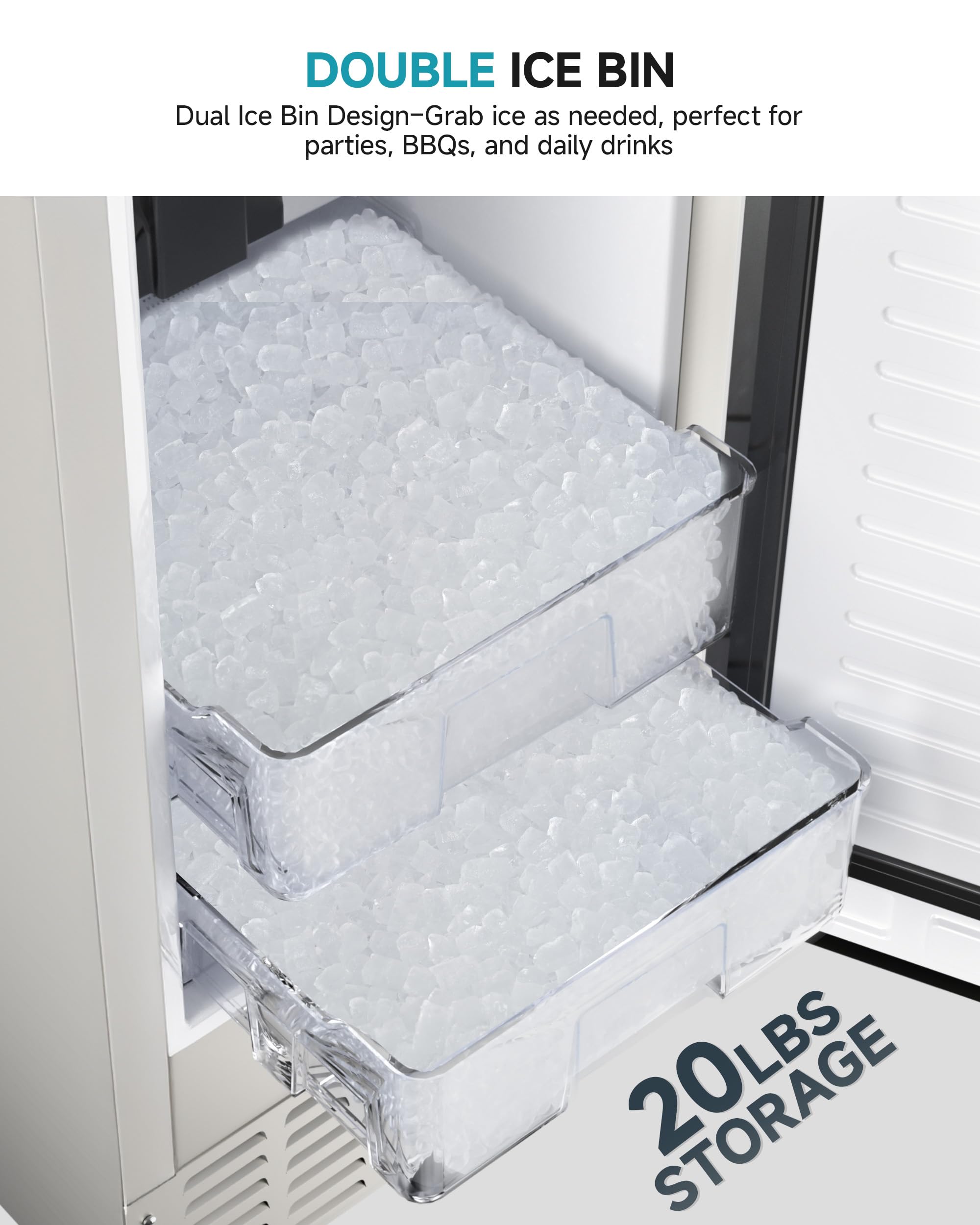 Hielo nugget masticable producido por máquina EUHOMY