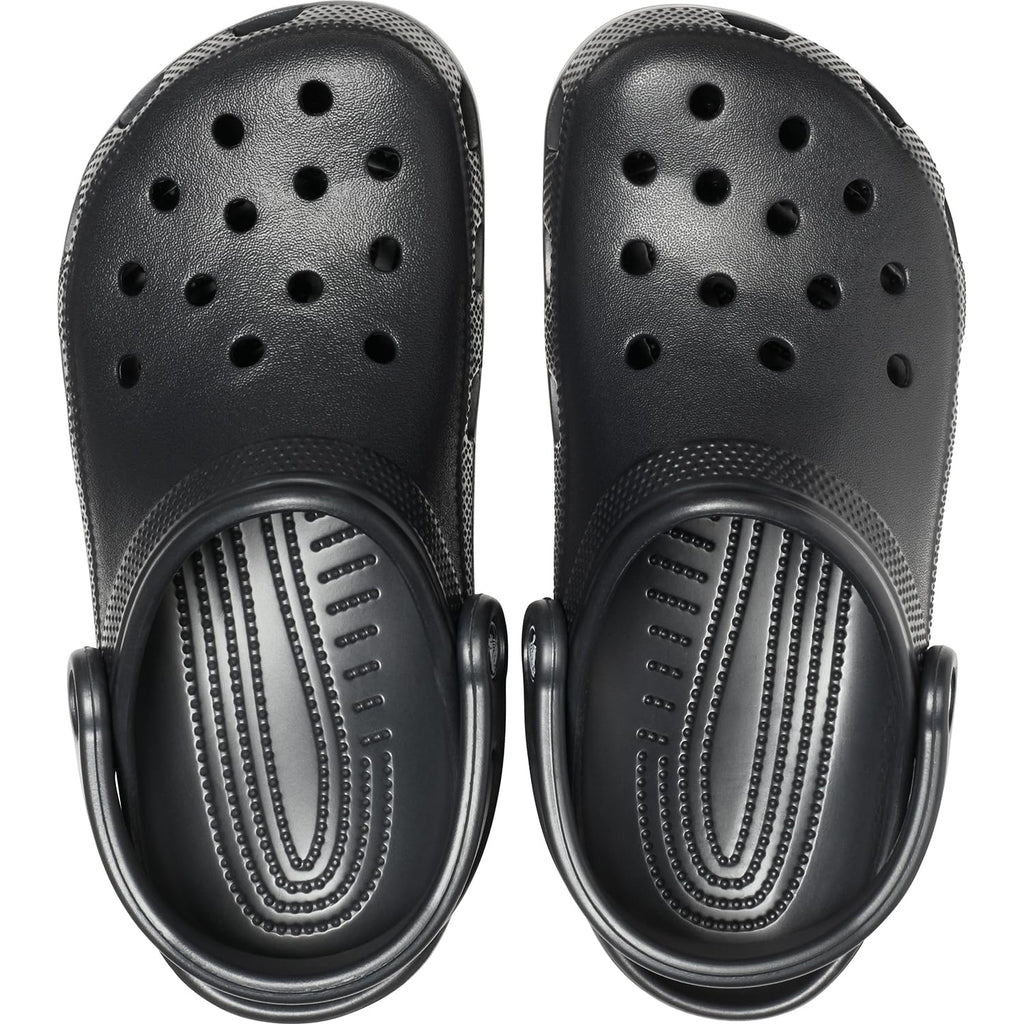 Crocs Unisex-Adult Classic Clogs, Black, 9 Women/7 Men