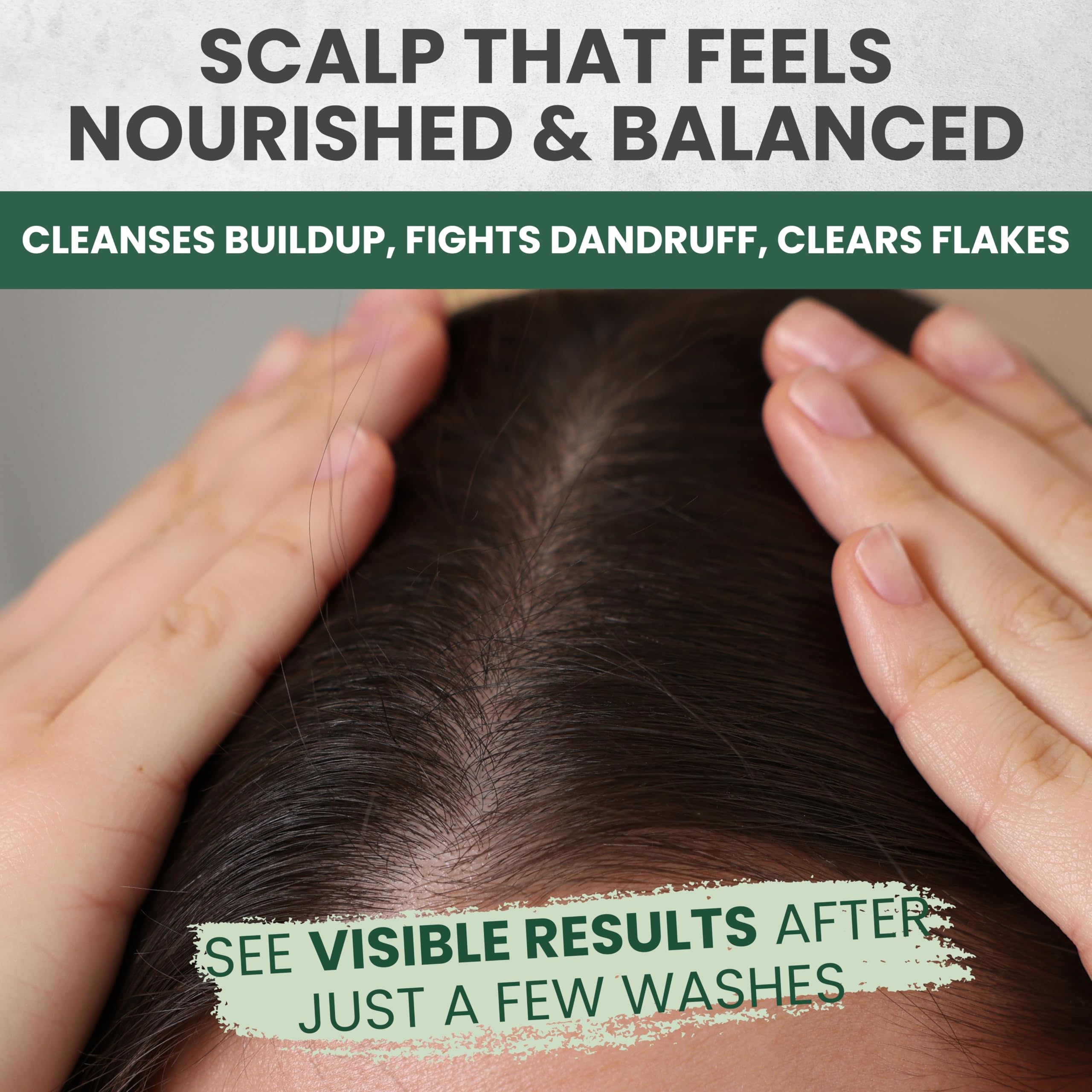 KESMEDIK Tea Tree Oil Shampoo and Conditioner MaxTherapy Set, Itchy Scalp Relief, Refreshes & Cleanses Dandruff & Buildup, Clarifying for Oily Hair, Women & Men, 16 fl oz Each