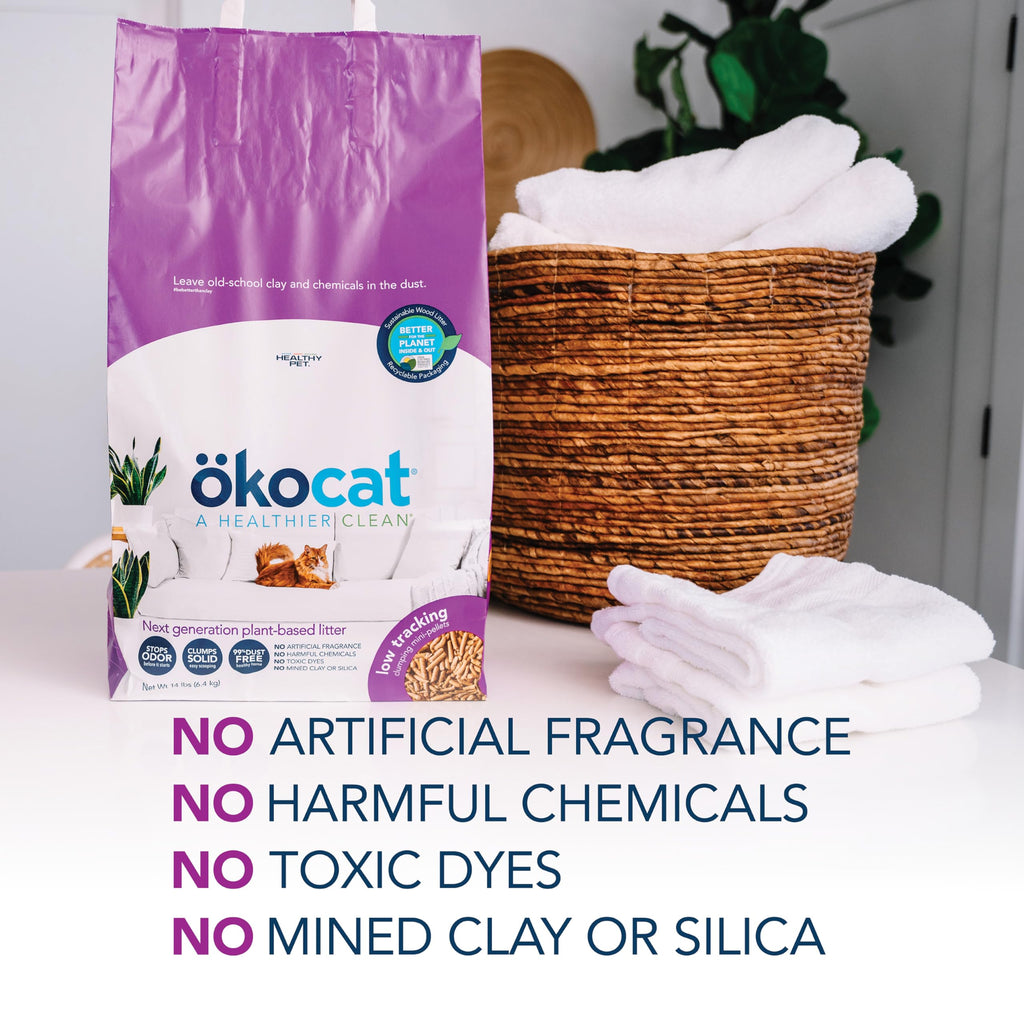 Detalles de ingredientes naturales y beneficios de Ökocat